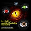 12-36V Devil's Eye LED Car Dynamic Lights 3-inch Remote Control Eyes Retrofit Kits Headlight Auto Supplies Car Moto Decorative 6