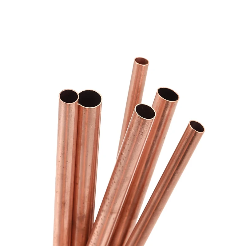 1pcs T2 Copper Tube OD 2/3/4/5/6/mm Inner diameter1/2/3/4/5mm Hollow Hard Wall Length 250/300mm