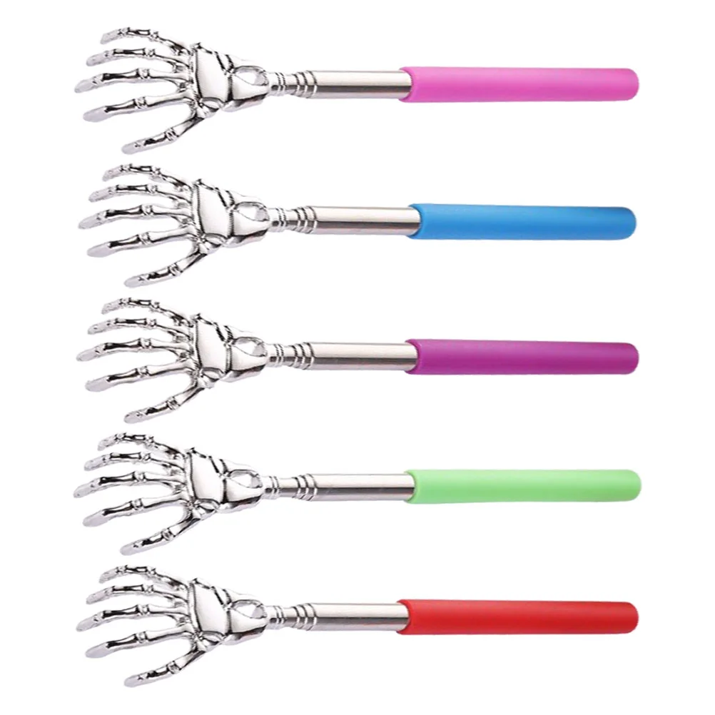 

5 Pcs Tickle Scratcher Retractable Claw Back Tool Manual Manual Back Scratcher for Telescoping Manual Practical