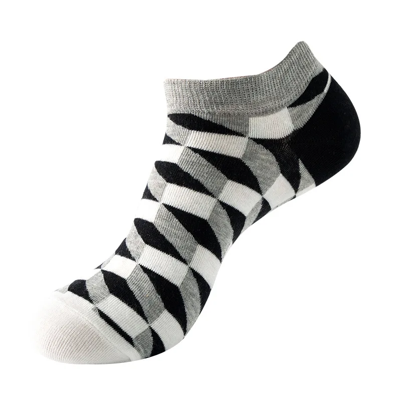 Men's Novelty High-Quality Geometric Fruit and Sushi Patterned Fashion Socks