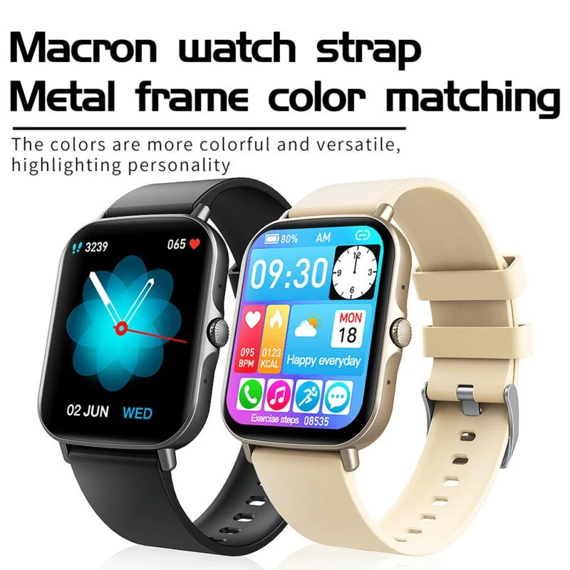 2022 Smart Watch Men Full Touch Screen Sport Fitness Watch IP67 Waterproof Bluetooth-compatible For Android Ios Smart Watch Men