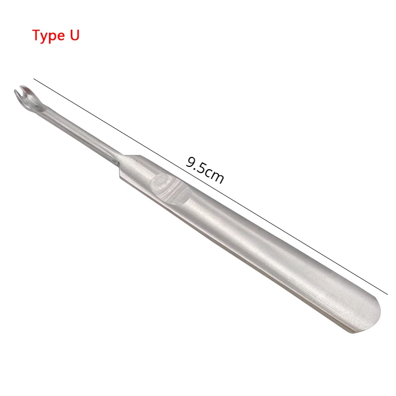 U Shaped Stitching Groover Skiving Edge Beveler Leathercraft Leather Tool 1Pcs