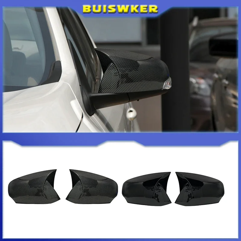 Nuovo Stile Pipistrello Di Alta Qualità Abs Plastica 2 Pezzi Specchietti Copri Specchietto Nero Lucido Per Renault Fluance Için 2010-2016