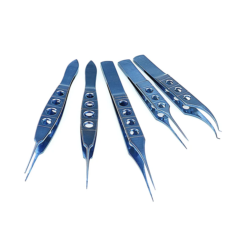 Titanium Alloy Dovetail Tweezers Colibri Tooth Forceps Ophthalmic Instrument 85Mm/108Mm/115Mm