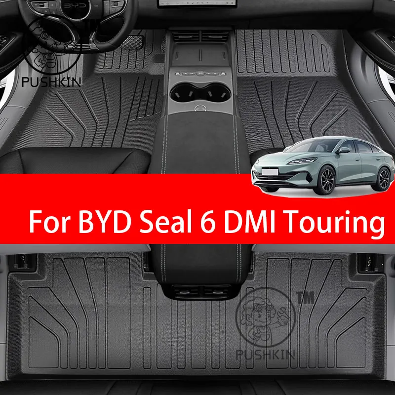 Sahler Floor Mats Car Mats Compatible with BYD Seal U DM-I 2024-2026 | 4.5D Premium TPE Rubber Non-Slip Rubber Mats Waterproof Car Mat Black Sahler Floor Mats Car Mats Compatible with BYD Seal U DM-I 2024-2026 | 4.5D Premium TPE Rubber Non-Slip Rubber Mats Waterproof Car Mat Black