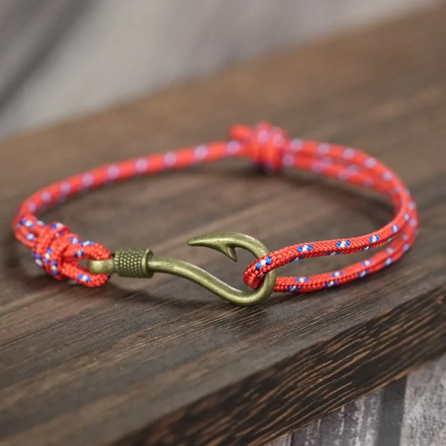 Adjustable Multicolour Nautical Bracelet for Men