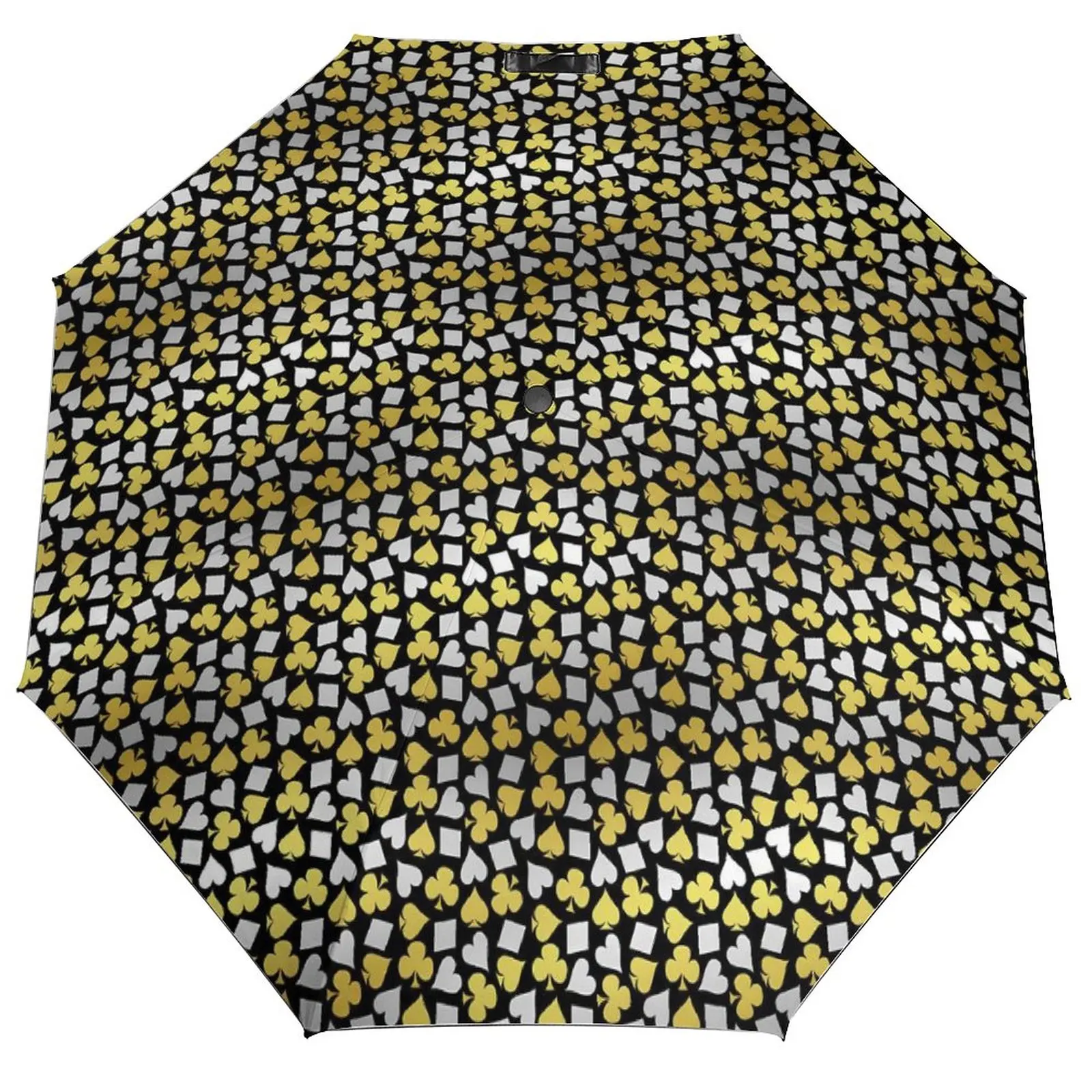 

Покерные карты костюмы 3 сложения Авто Зонт Вегас казино ветроустойчивый Зонт черный пальто легкое зонты для мужчин женщин