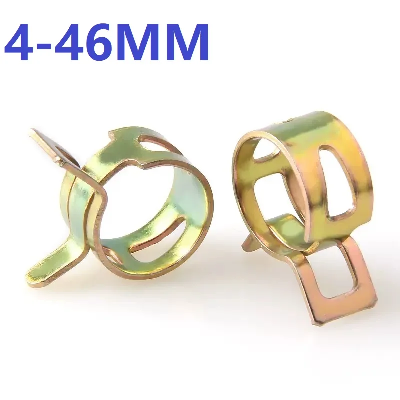 Sourcing Map Kit 60 Fascette Stringitubo A Molla In Acciaio - 6 Misure (6-15 Mm) Per Auto E Acqua - 4