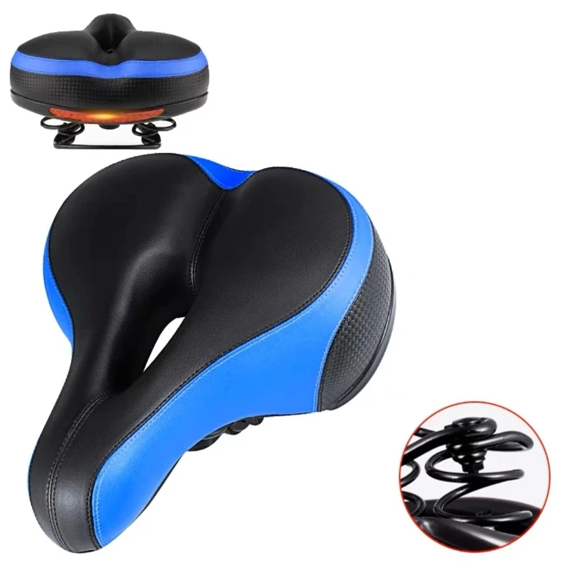 1pc Bicycle Seat Cushion Saddle Ultra Soft Thickened Shock-absorbing Bicycle Riding Accessories Mountain Bike Seat Cushion Seat