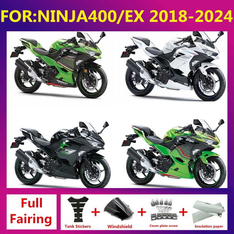 

Motorcycle Whole Fairings Kit fit For Ninja400 EX400 EX Ninja 400 2018 2019 2020 2021 2022 2023 full fairing kits Bodywork zxmt