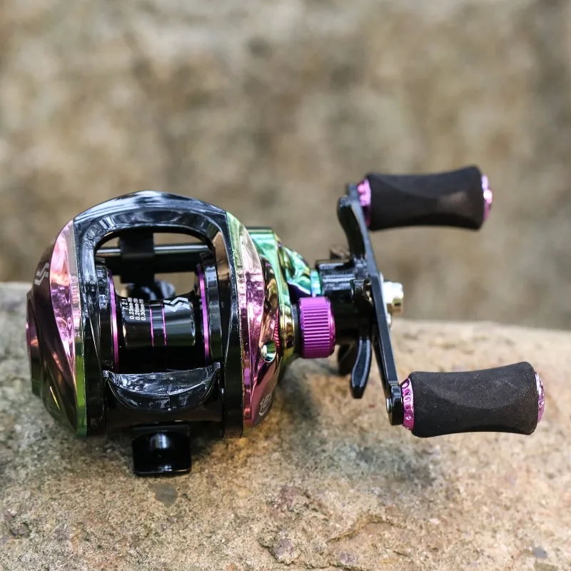 Sougayilang Mulinello Baitcasting CB200 Max – Rapporto 7,3:1, Freno Magnetico, 9 Cuscinetti, Leggero 201g