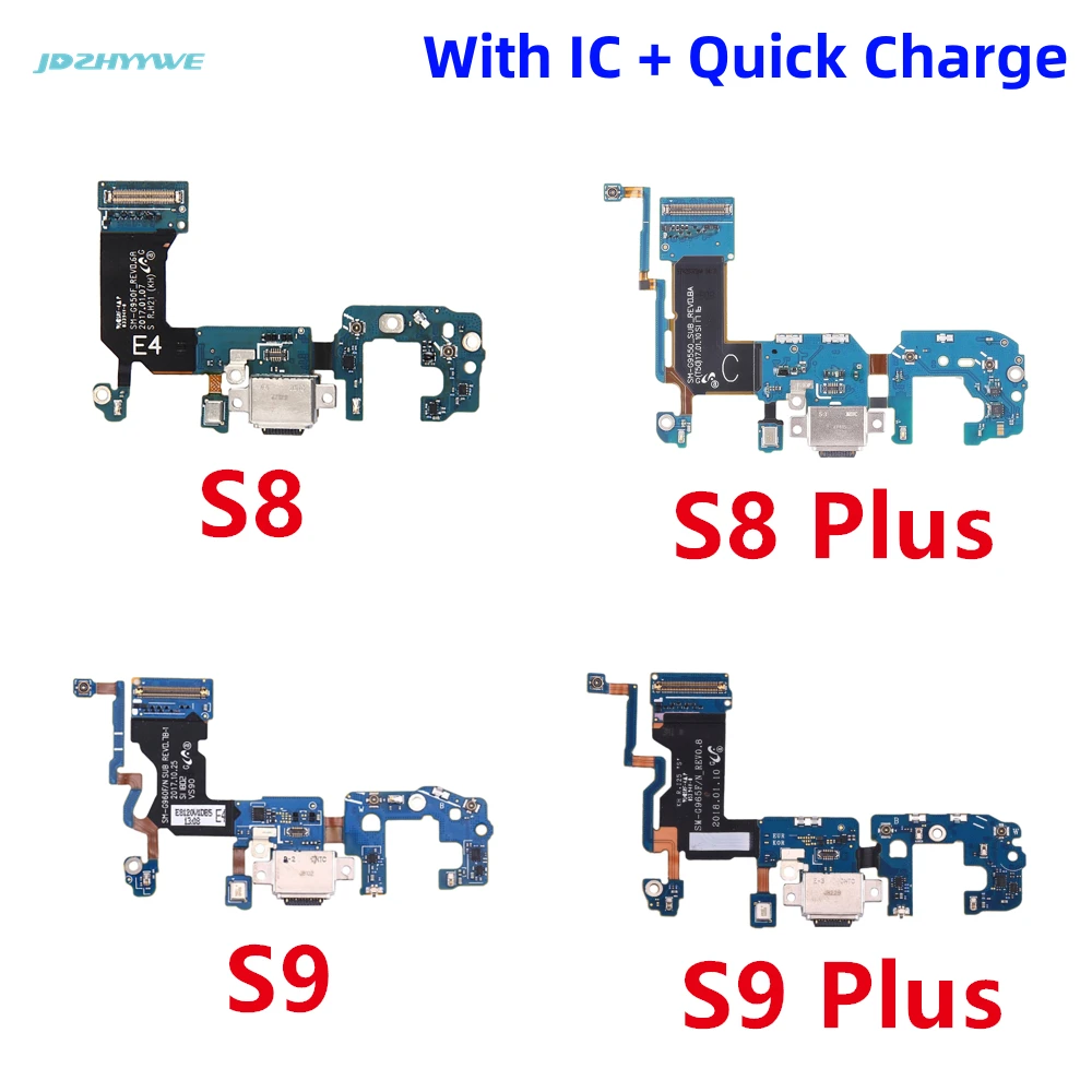 

1PCS USB Charger Port Jack Dock Connector Flex Cable For Samsung S8 S9 Plus G950F G955F G960F G965F Charging Board Module