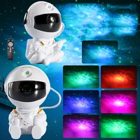 2022 Remote Control Atmosphere Light Robot 360° Rotating Night Light Stepless Dimming Projector Night Lamp Net Red Selfie Light 1