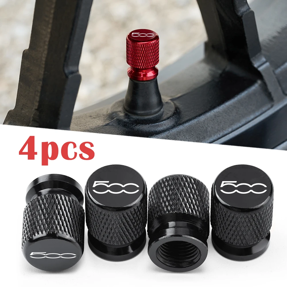 4PCS Waterproof Airdust Tire Valve Caps - Car Wheel Accessories