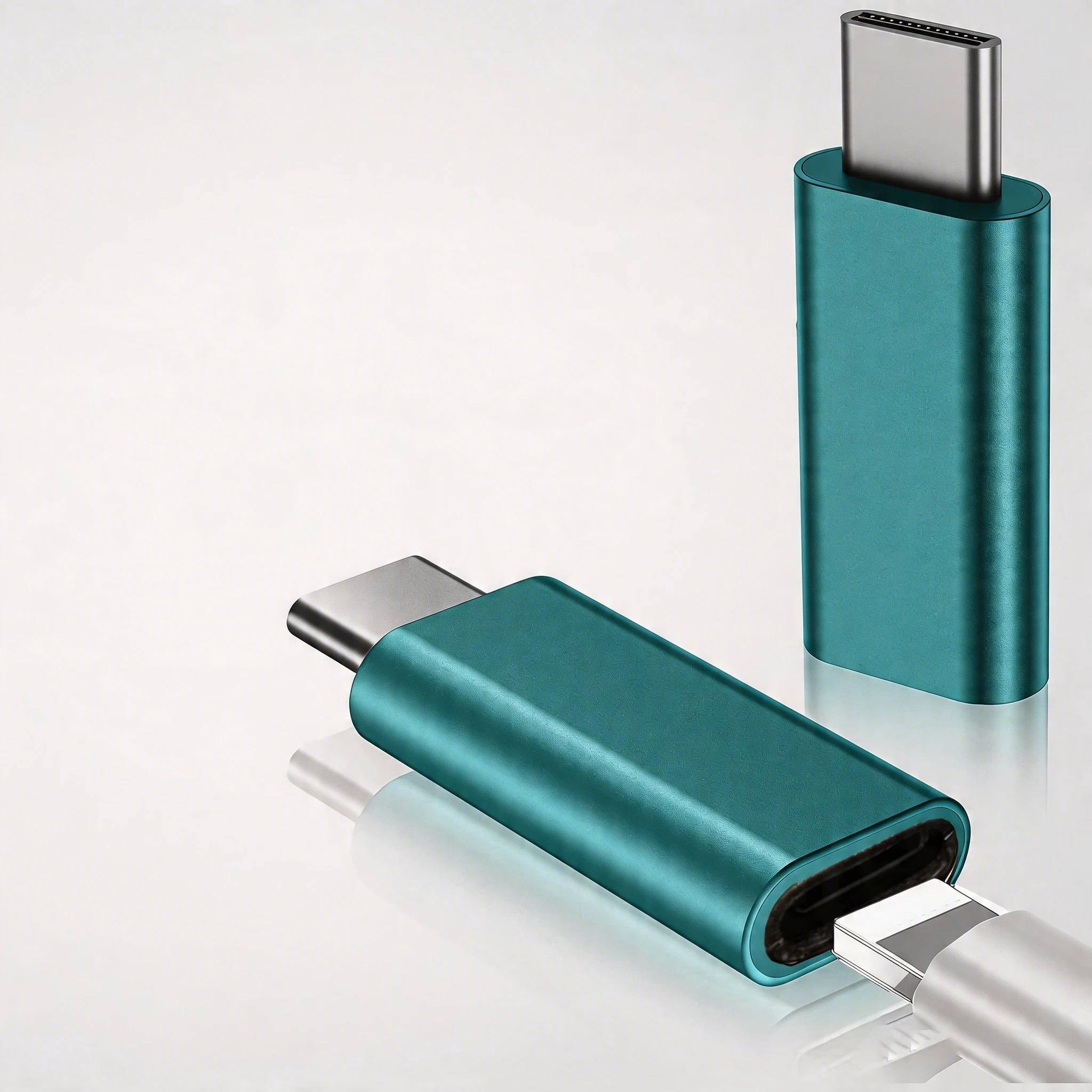 Dual-Pack Lightning to USB-C Adapter for Fast Charging and Data Sync