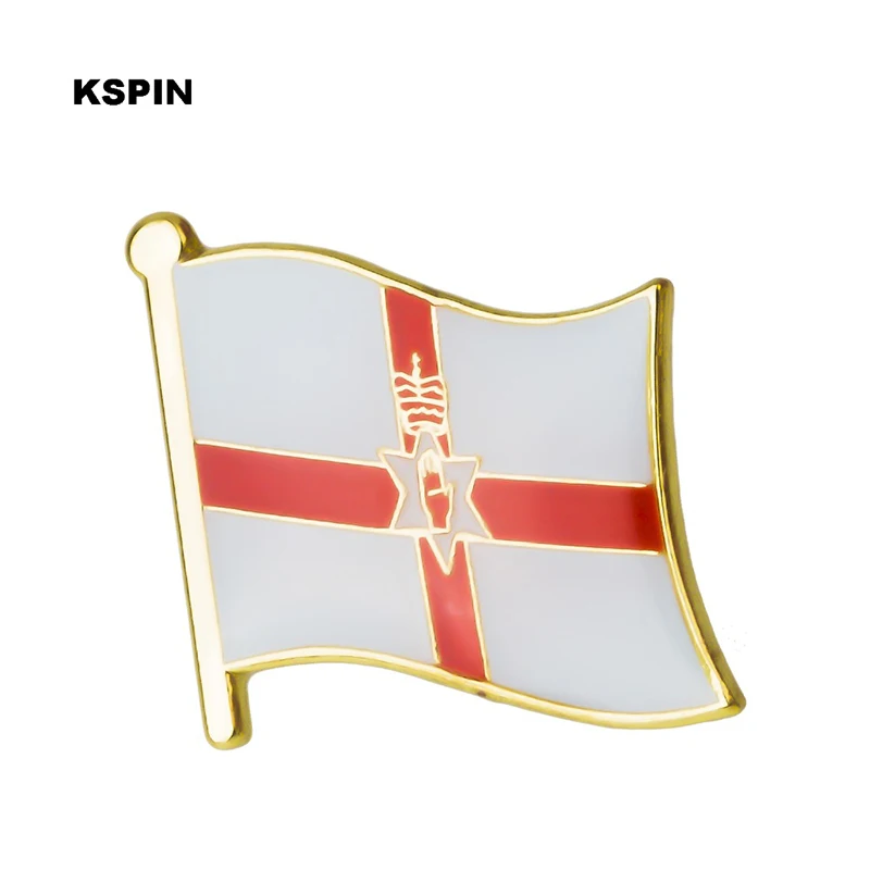 Northern Ireland Flag Enamel Pin and Brooch