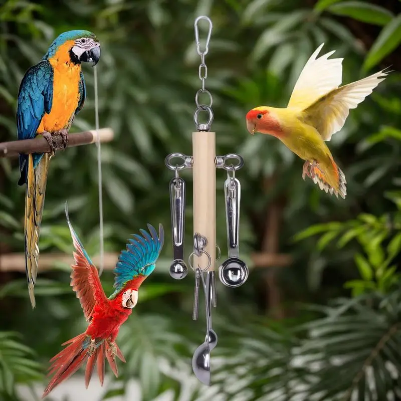 Parrot Toys Interactive Bird Cage Toy Interactive Chew Toys For African Grey Conure Caique Hangable Cockatiel Educational Puzzle - Image 2