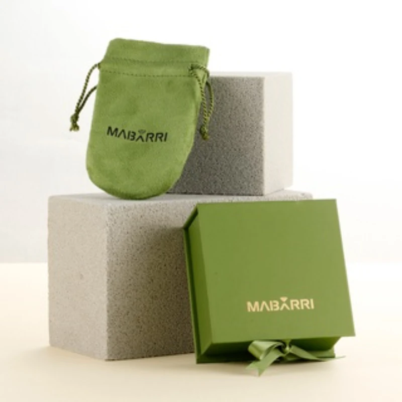 MABARRI Gold Pendant Necklace 14K Real Gold Plated Crystal Charm Adjustable Layered Necklace with Extention Chain for Women Girl