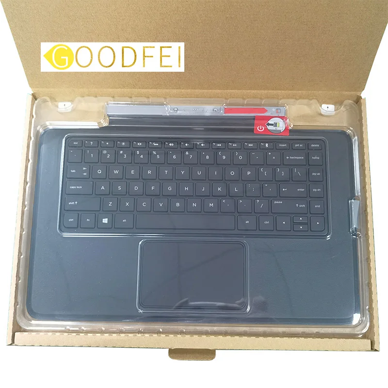 

796692-001 777238-001 New For HP ENVY X2 13-J 13-J000 Palmrest Portable Docking Station Dock US Tablet Keyboard Black