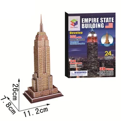 3D Puzzle Set for Children - Famous World Landmarks (668 - 3)