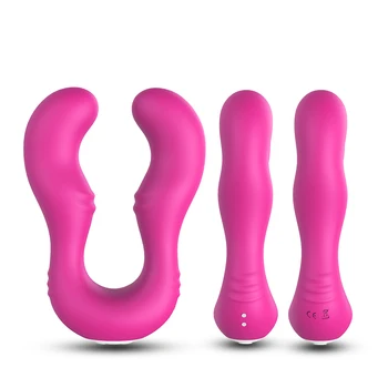 Rechargeable Double Vibrators Lesbian 9 Speed G-spot Dildo Vibration Eggs Sex Product Adult Sex Toys Anal Vibrator For Men 4