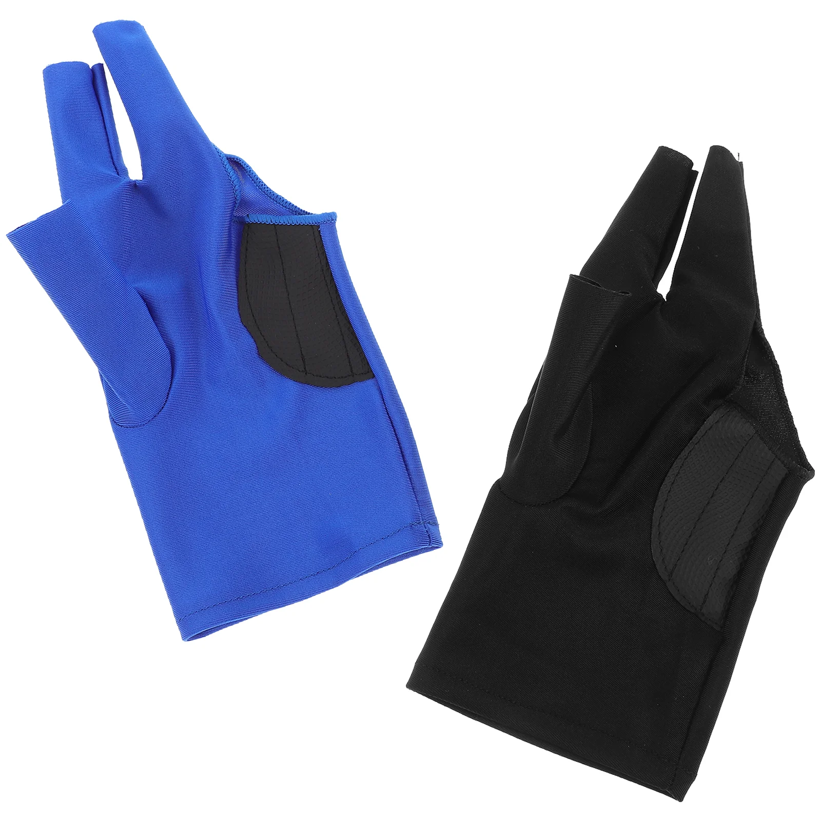 Black Left Hand Billiard Gloves Comfortable Pool Gloves Snooker Billiards Glove Table Game Accessories 2 Pcs