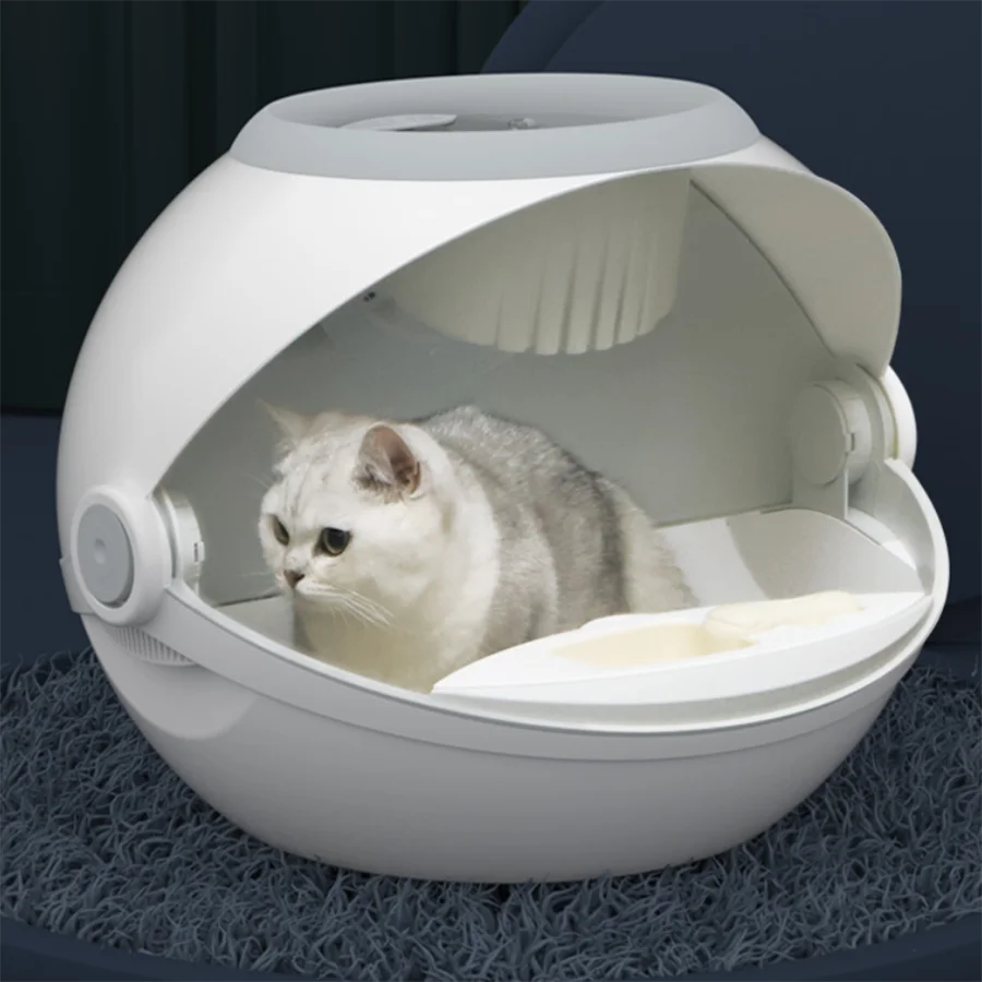

Anti-splash Cat Litter Box Closed Self Cleaning Training Cat Litter Shovel Chat Toilette Cats Toilet Deodorizing Kitten Bedpans