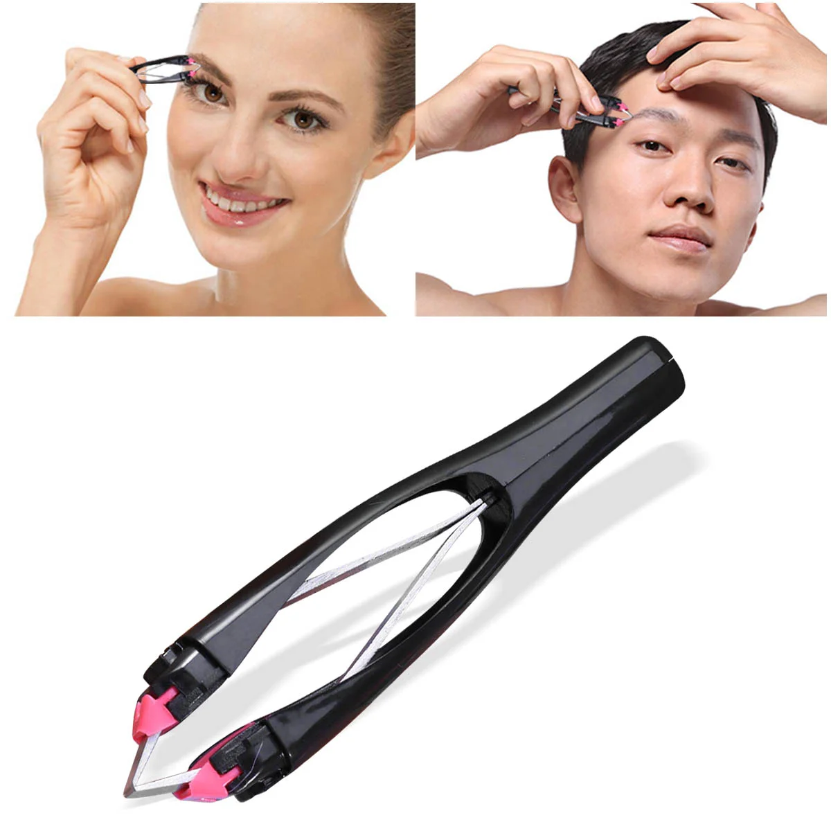 

Automatic Retractable Eyebrow Tweezer Eyebrow Makeup Cosmetic Hair Removal Tool for Facial Eyebrow Removal(Color Random)