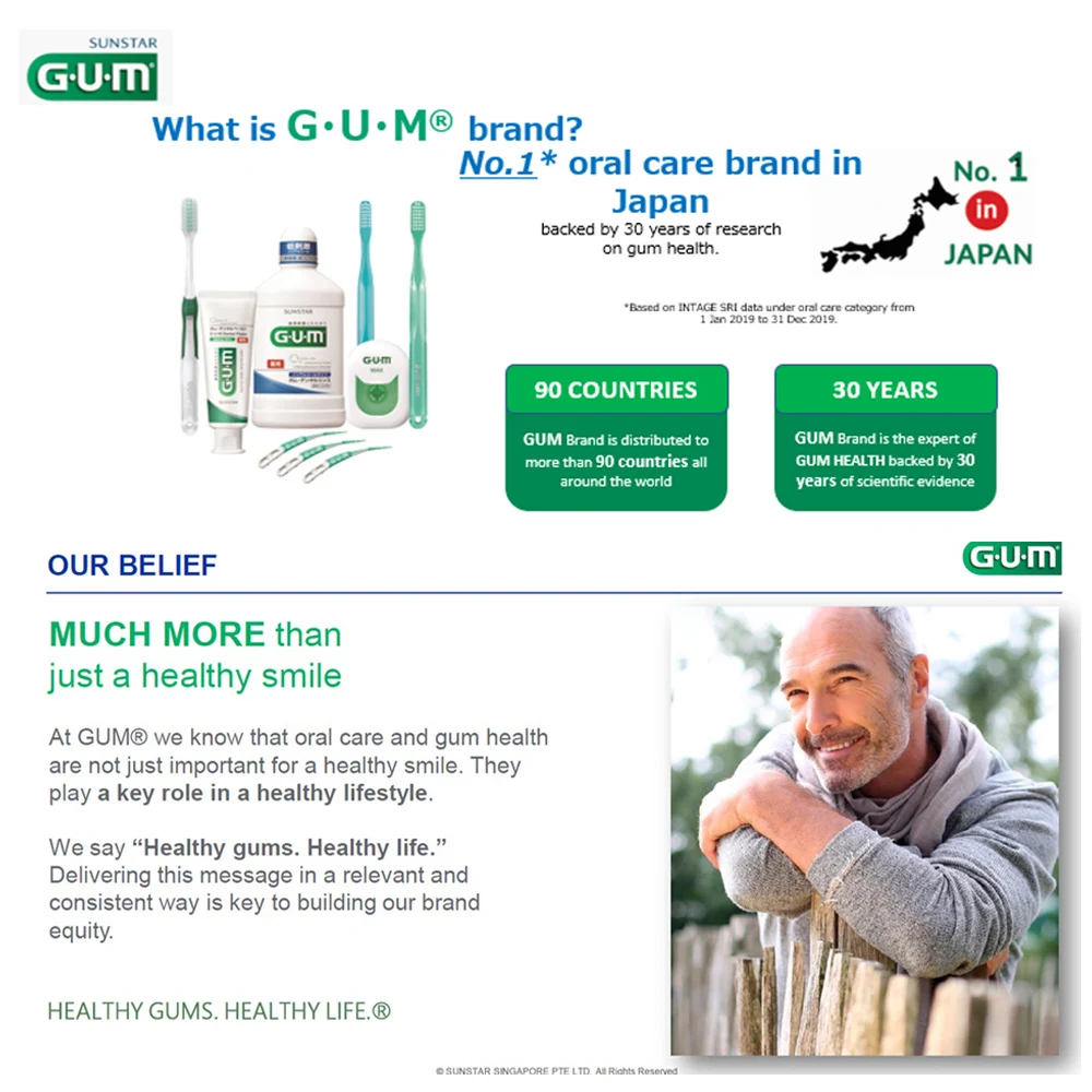 Dental Gum Disease Tratamento Creme dental, periodontite Gengivite Tratamento Gum Care, Recital Repair, Japão Odontologia