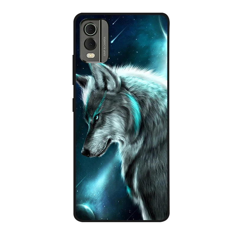 Cute Cartoon Shockproof Soft Silicone Back Cover, Painted TPU Case