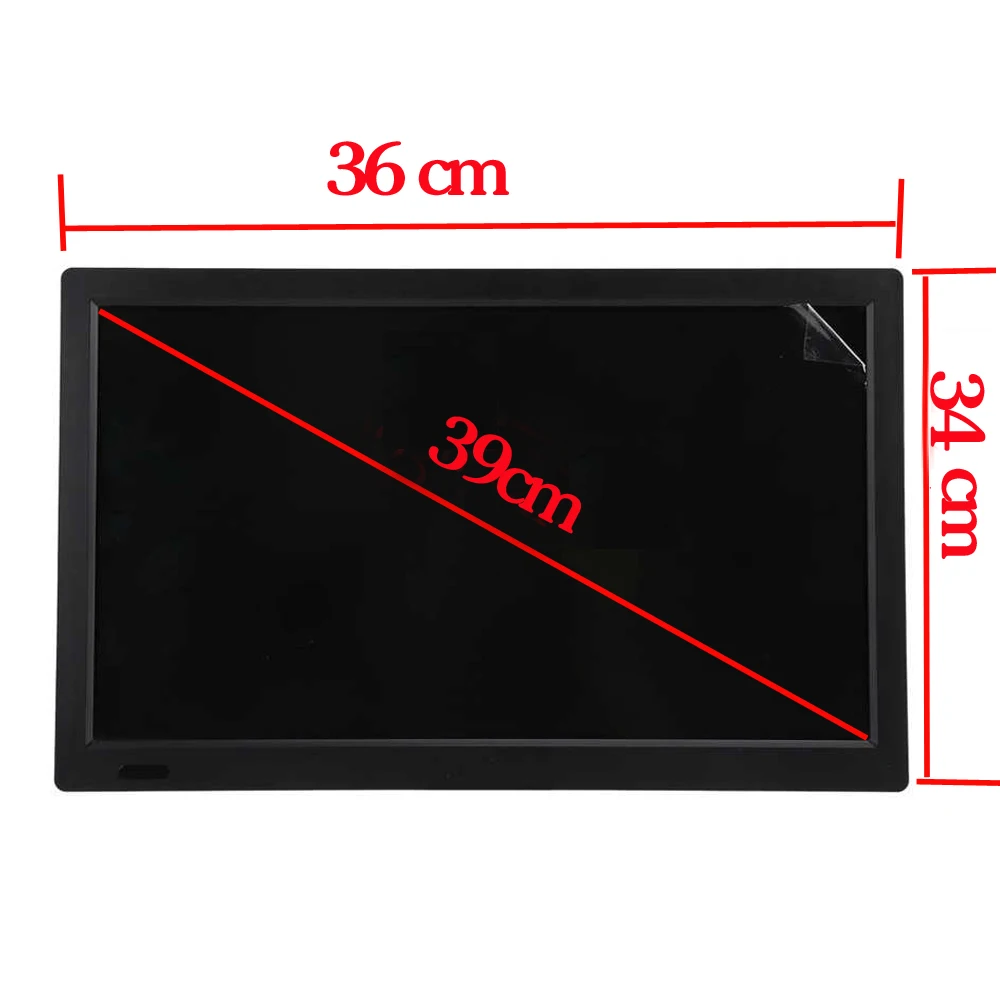 LEADSTAR D16 LED TV 15 4 дюймов портативный дисплей цифровой плеер DVB-T2 ATSC HDMI-совместимый USB