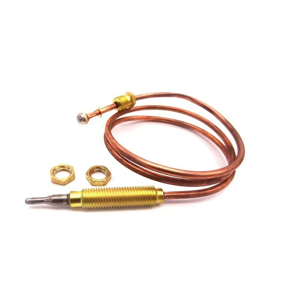 Durable Thermocouple Sensor Gas Fireplace Accessory Accurate Temperature Probe For Gas Heaters Ovens Water Heaters gas thermocouple valve