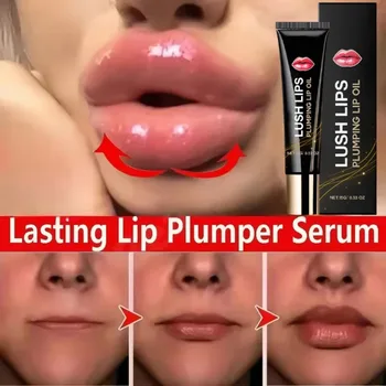 Olio rimpolpante per labbra Volumizzante istantaneo Aumenta l'elasticità delle labbra Idratare a lunga durata Lucidalabbra rimpolpante Trucco di bellezza sexy