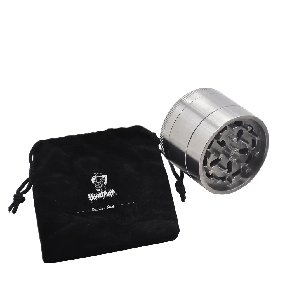 GORDON "304 Stainless Steel" 47MM Metal Herb Grinder With Sharp Diamond Teeth Crusher Spice Crusher Hand Miller Custom Wholesale 3