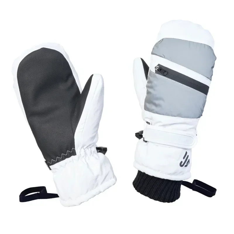 Ski Mittens Gloves Women Men Snow Waterproof Insulated Winter Warm Snowboard Gloves with Touchscreen Fingers 5