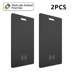 Smart Bluetooth Mini GPS Tracker and Locator Device (Black - 2pcs)