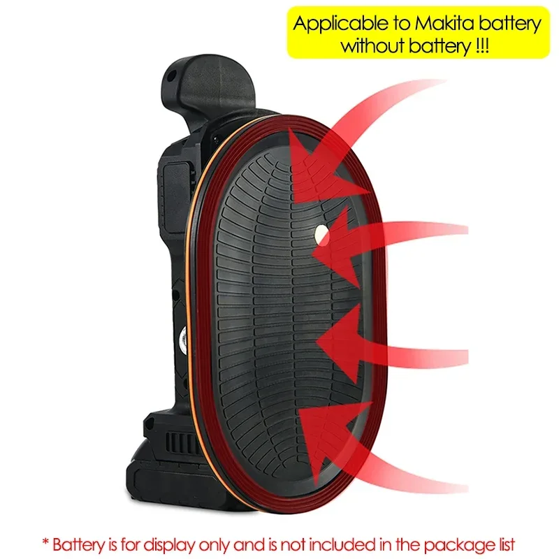 150Kg Electric Vacuum Suction Cup (NO Battery) 4 Gears Glass Granite Tile Lifting Tool Air Pump Applicable to Makita Battery