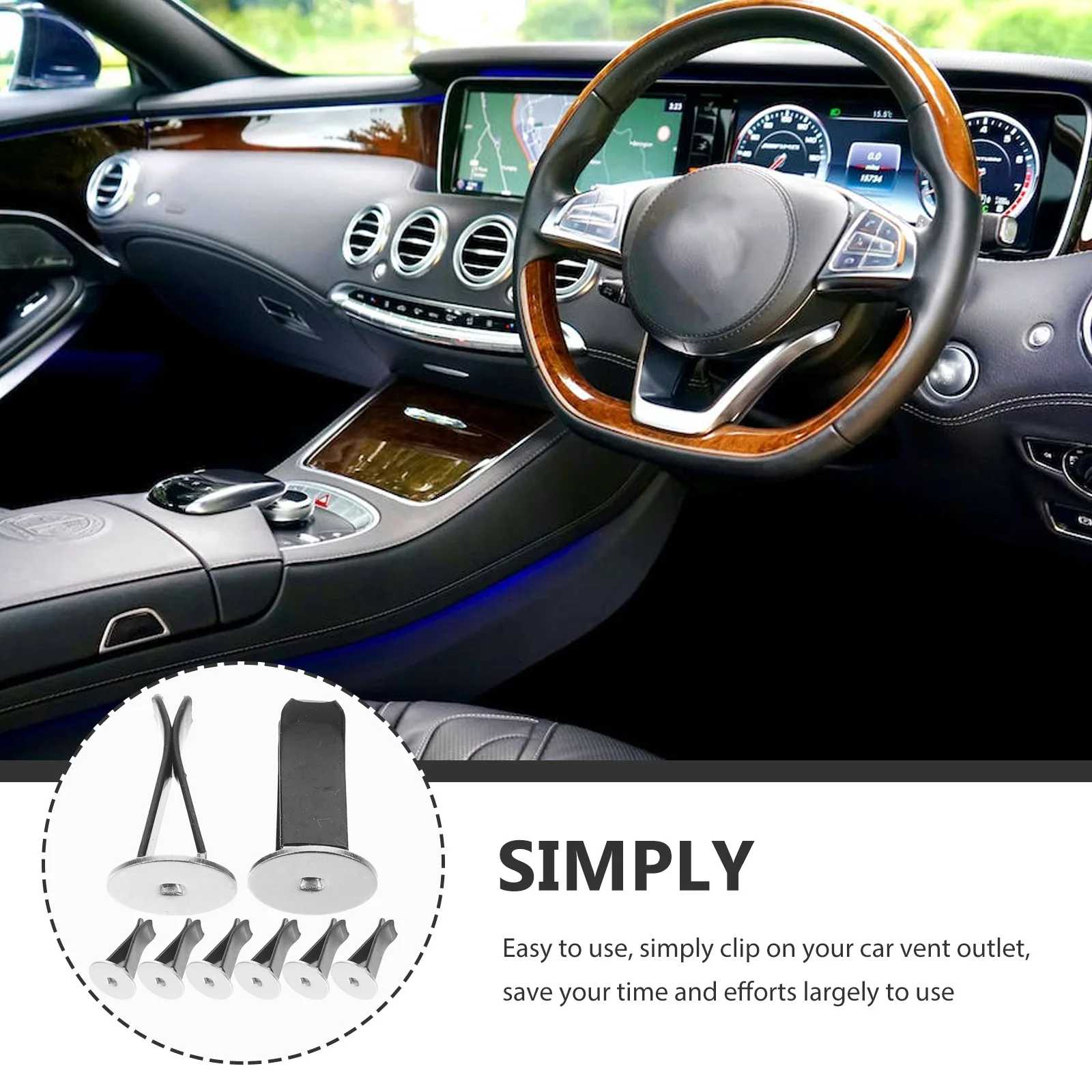 20pcs �ڵ��� ȯ�� Ŭ�� �Ʒθ� �׶��� ���� û���� �ڵ��� Ȩ ���ǽ� �׼������� �� �� ���� ���� �ݼ� �귡Ŷ �ڵ� ���