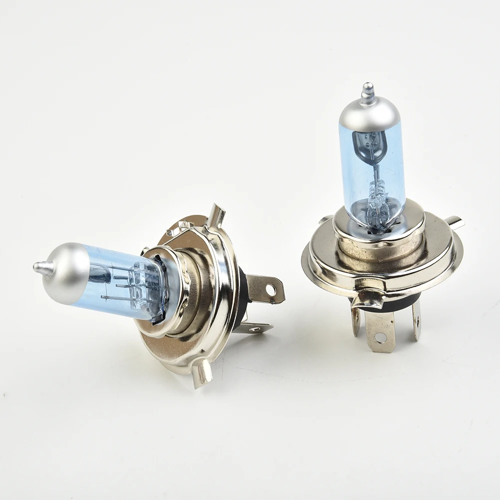 

2Pcs H4 100W 12V 100W Super Bright White Fog Lights Halogen Bulb High Power Car Headlights Lamp Car Light Source Parking