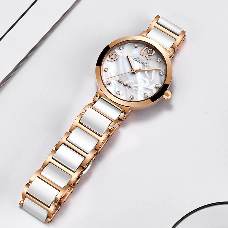 Top Luxury Brand Rose Gold Quartz Women's Watch Ladies Fashion Watch Women Wristwatches Female Clock Relogio Feminino Masculino