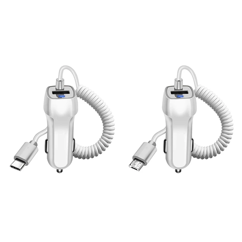 USB Car Phone Charger For Samsung S10 S9 Plus Car charger Micro USB