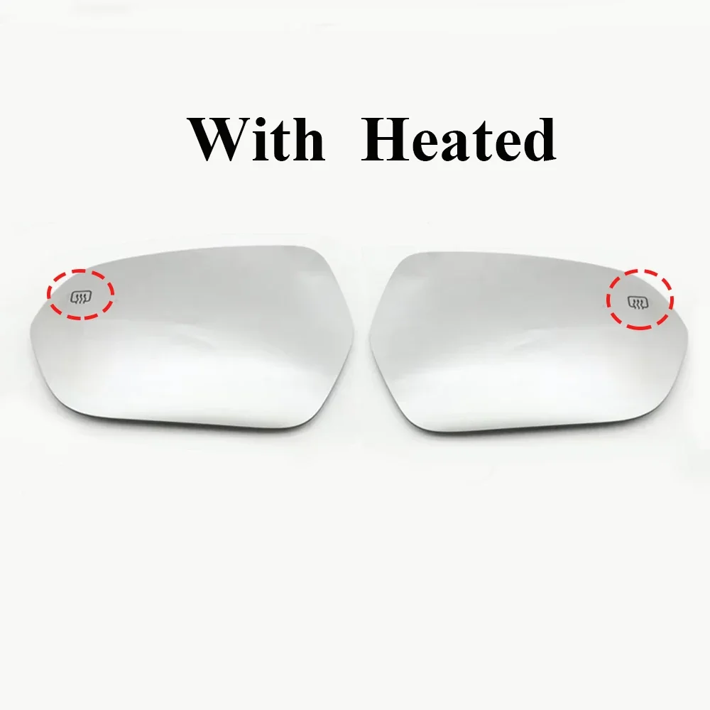 Peugeot Landtrek 2020-2025 용 외부 전면 도어 윙 백미러 가열 유리 렌즈