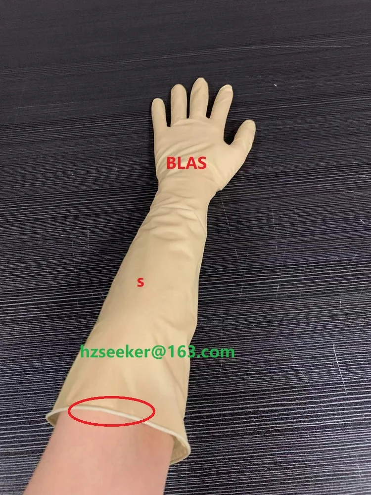 Ansell BioClean Extra BLAS (1 pair) Sterile Disposable Latex Cleanroom Glove Textured Fingers and Palm Length 400mm or 16-inch