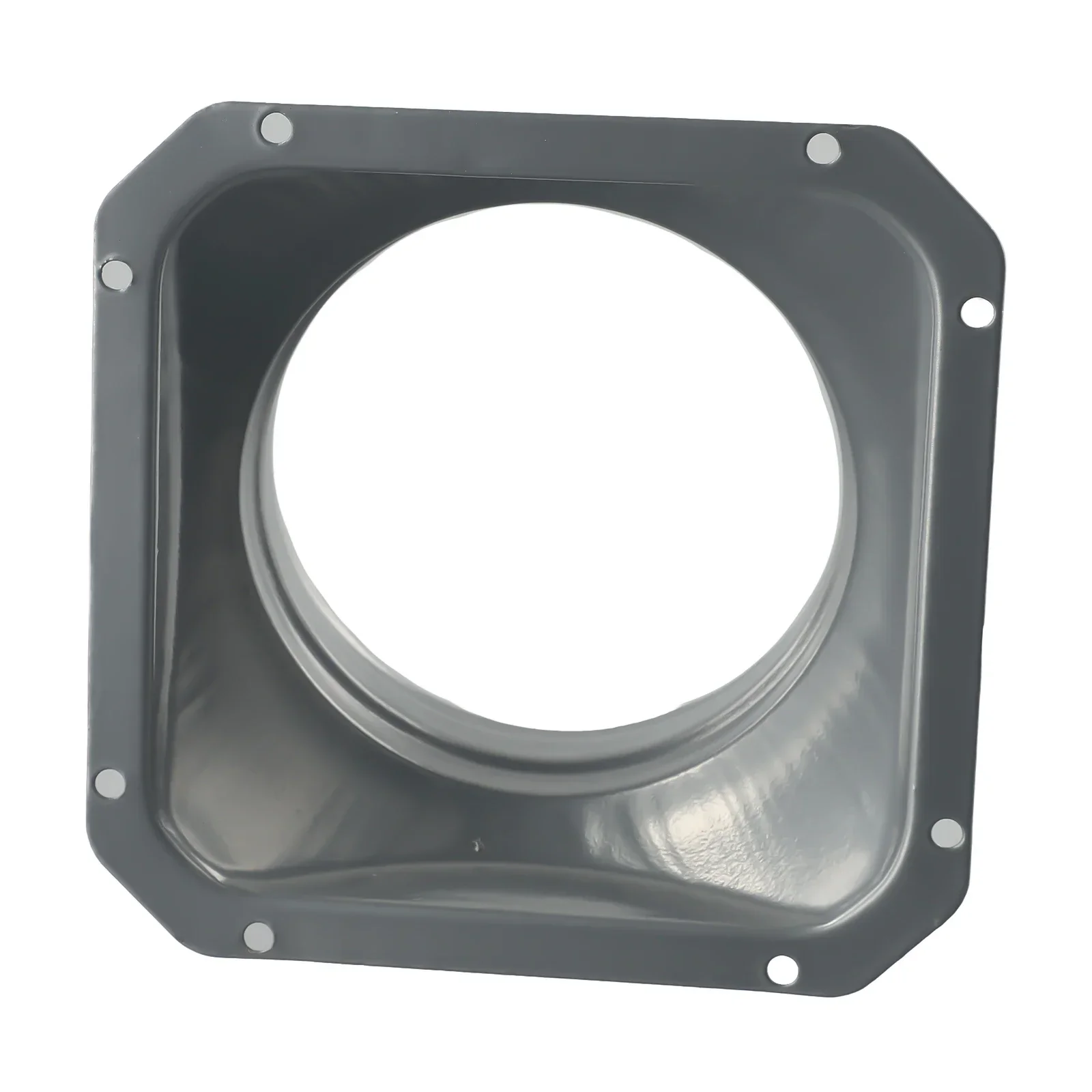 4-10inch Metal Pipe Flange Seat Tube Air Ventilation Hose Connector Kitchen Bathroom Exhaust Duct Fresh Air System Vent Hardware flange connector duct pipe connector