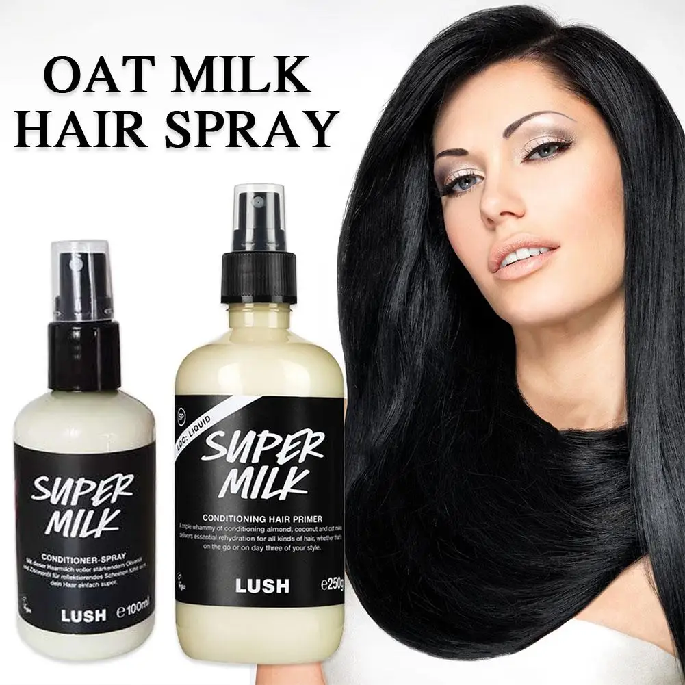 Super Milk Conditioning Hair Primer Oat Milk Essence Moisturizing Nourishing Natural Fragrance Hair Styling Spray