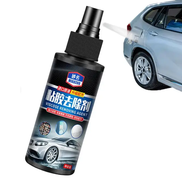 Car Sticker Remover 120ml Sticker Remover Spray Adhesive Remover For Safely Eliminates Bumper