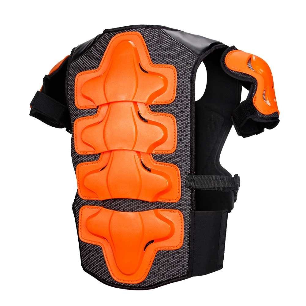 Child Kids Body Armor Protection Vest +Knee +Elow Protection Motocross Armor Vest Suit Skiing Skating Motorcycle Care