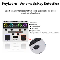 AUDOTA Professional Vocal Multi-Effects Unit- Harmony Generator, Auto-Tune, and Feedback Suppression with XLR Outputs 4