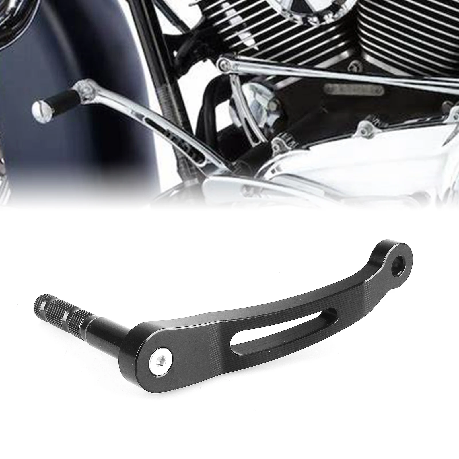Motorcycle Extended Gear Shifter Shift Rod Lever Arm For Harley ...
