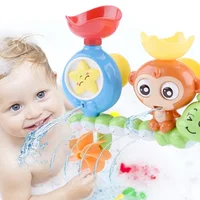 Baby Cartoon Monkey Classic Shower Bath Toy Animal Sprinkle Bathroom Swimming Bathing Shower Educational Toys For Kid Gift 1